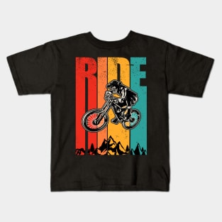 Mountain Bike Ride Kids T-Shirt